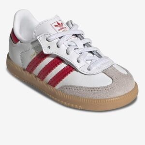 Adidas Toddler Samba Red & White